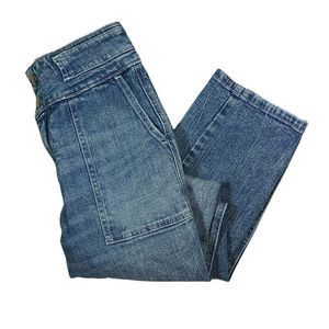 Abercrombie Ultra High Rise Straight Retro Jean 25